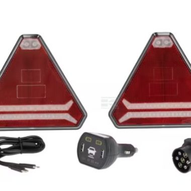 Wireless light set LED, triangular,