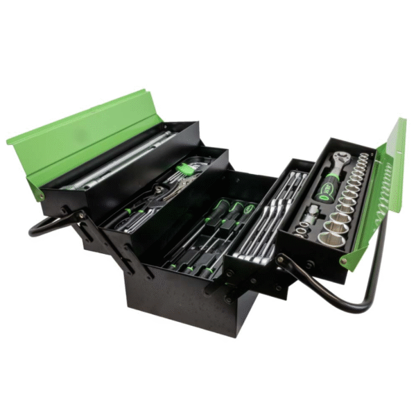 JBM IRON TOOL BOX 63 PIECES - ZINC FINISH