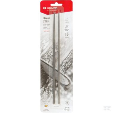 Chainsaw chain file 11/64" 4.5mm, round, on card blister, (2x)