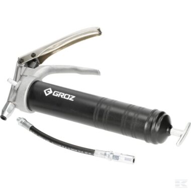 Grease gun, pistol grip with flexi hose, Groz