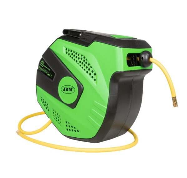 JBM 22M AIR HOSE REEL WITH RETRACTABLE