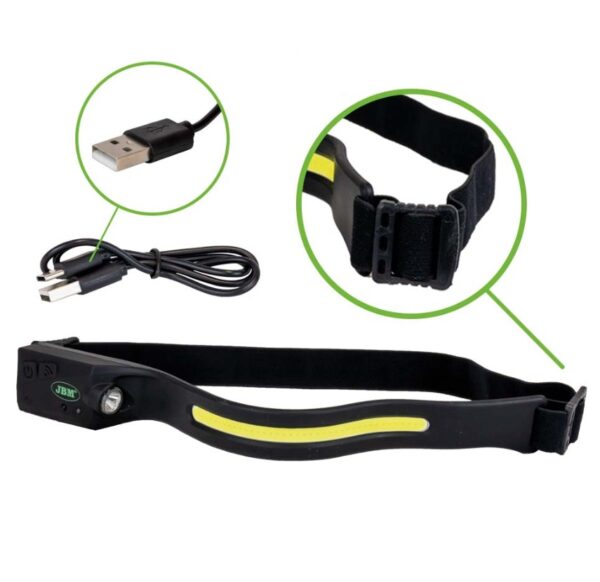 JBM COB RECHARGABLE HEADLIGHT - Image 2