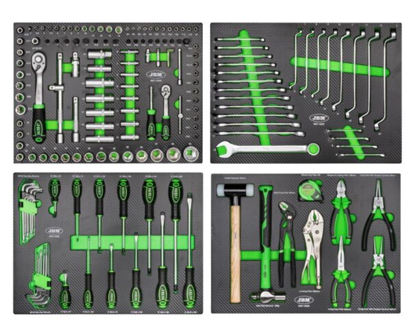JBM 7 DRAWER TOOL TROLLEY - GREEN - Image 2