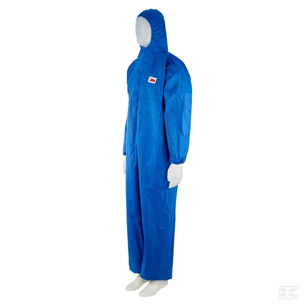 Disposable overalls, size XL UK:42, blue, by 3M