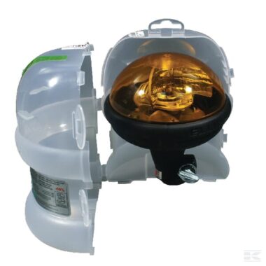 Rotating beacon, 21W, 12/24V, pole mount, Ellipse by Sacex