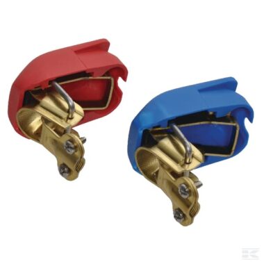 Battery quick release terminals, positive/negative