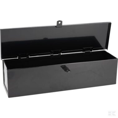 Toolbox 140x500x140mm, black steel