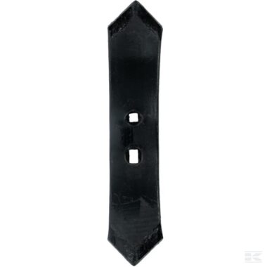 Cultivator point 340x75x11mm, reversible hardened, curved, 2 hole
