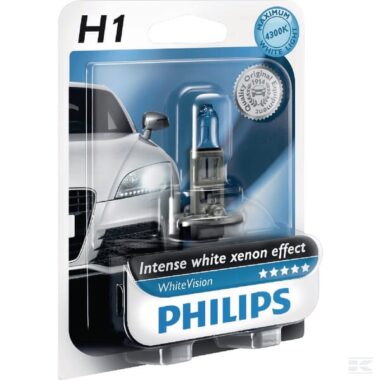 Light bulb Halogen tube H1 12V 55W P14.5s white Philips