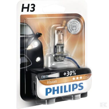 Light bulb Halogen tube H3 12V 55W PK22s white Philips