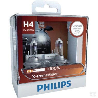 Light bulb Halogen H4 12V 55W P43t-38 Philips