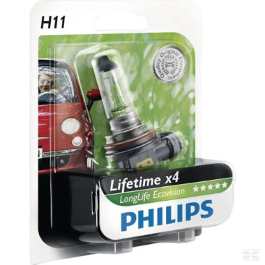 Light bulb Halogen H11 12V 55W PGJ19-2 Philips
