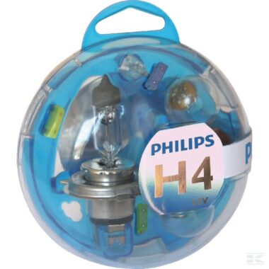 Bulb set Halogen H4 12V P43t Philips