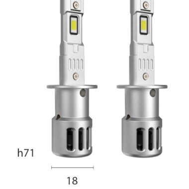 H1 LED Bulb with fan and canbus