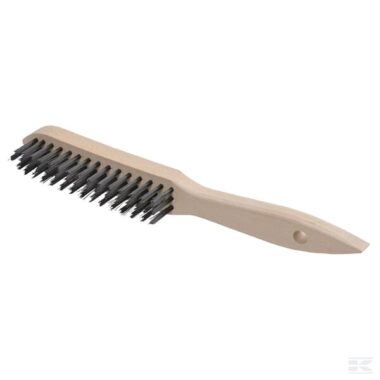 Steel wire brush 3 rows