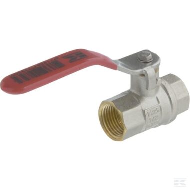 Ball valve BSP 2x female 1/2" + SS handle