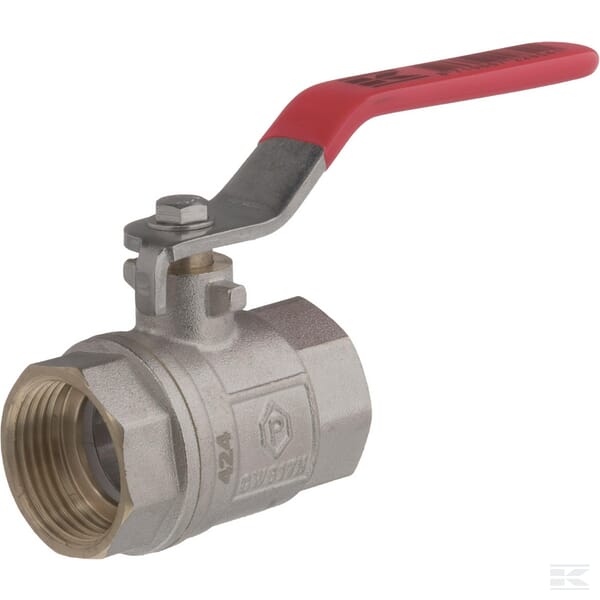 Ball valve BSP 2x female 1" + SS handle