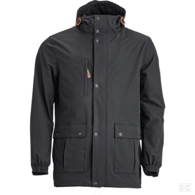 Mens Shell jacket, Charcoal