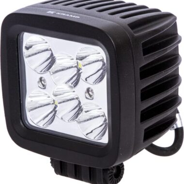 Work light LED, 42W, 3780lm, square, 10/30V, 128x82x100mm, Spot beam, 6 LED's, Kramp