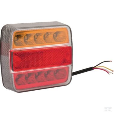 Rear light LED, square, 12/24V, 100x40x100mm, gopart