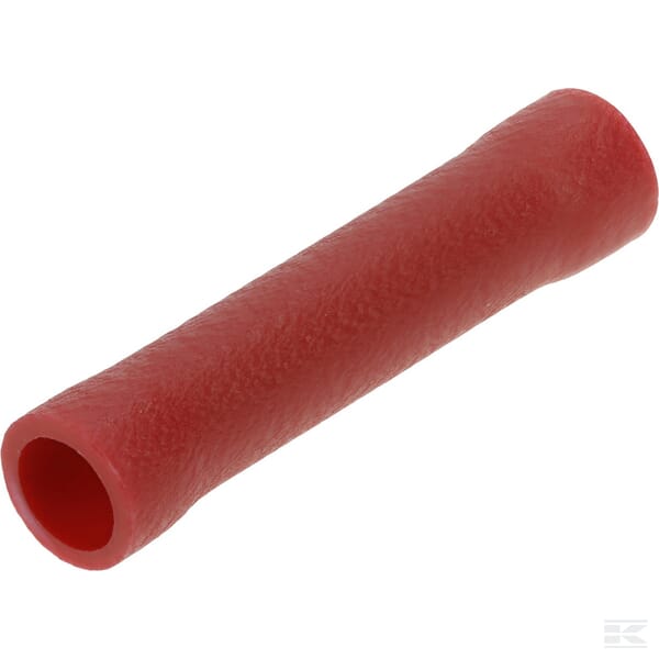 Butt connector, red, 0.5-1mm² (100x), Kramp