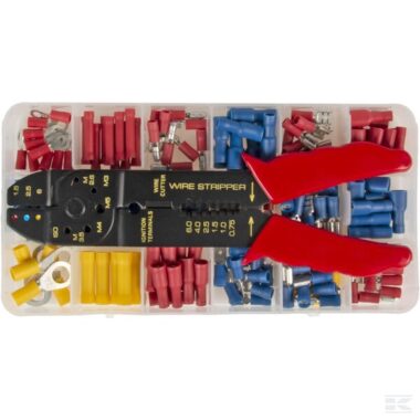 Assortment box Crimp connectors with pliers, Kramp