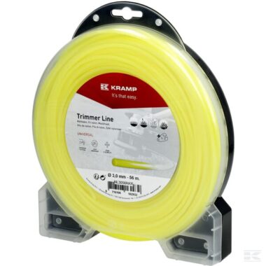 Trimmer line Ø 3mm 56m round yellow Kramp