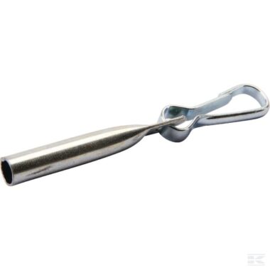 Crimp rope / bungee end Ø6mm with clip