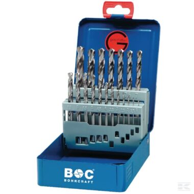 Metal twist drill set 1-10mm 19 pcs
