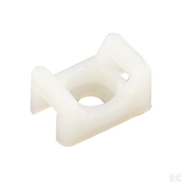 Cable tie mount for screw, 4.8mm