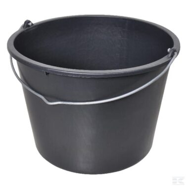 Bucket 20L, black, Gripline