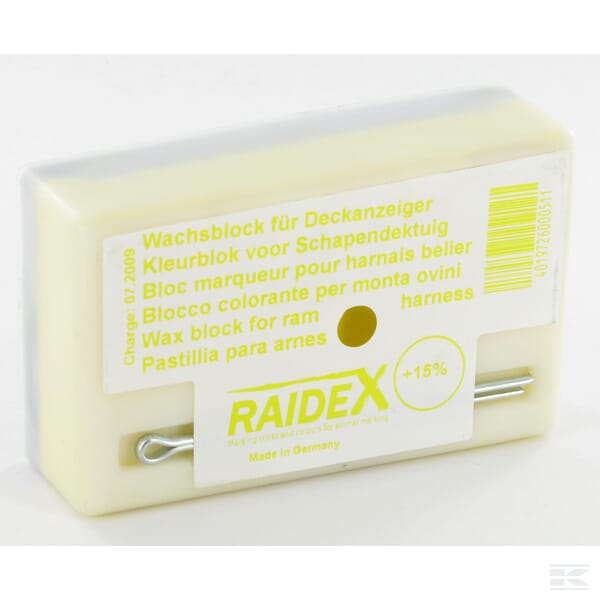 Chalkblock metal yellow Raidex