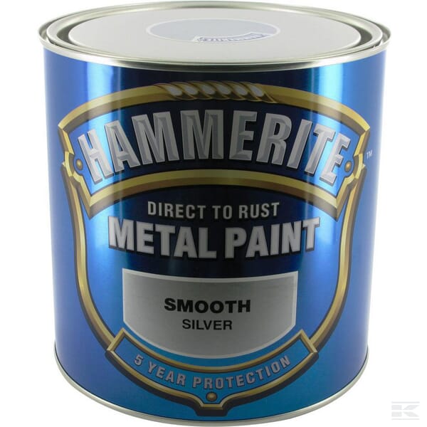 Smooth finish silver 2.5L