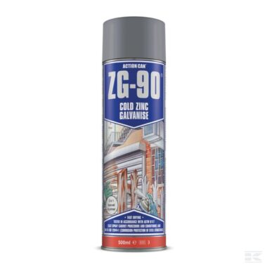 Zinc galvanising aerosol