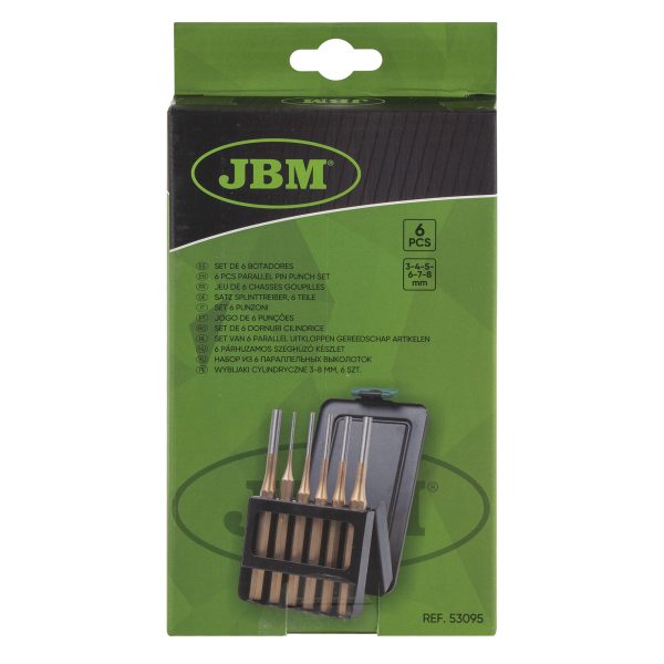 JBM 53095 SET OF 6 PARALLEL PIN PUNCHES - Image 4