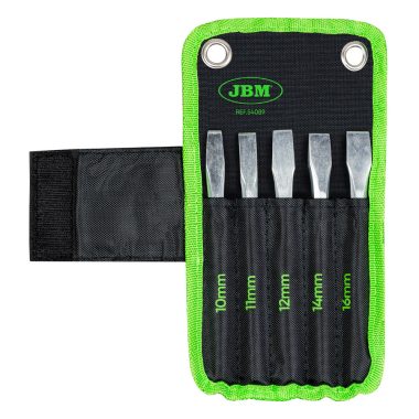 54089 SET OF 5 LONG COLD CHISELS
