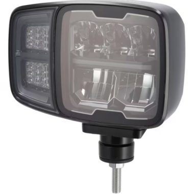 LA10216HEAT Headlight LED, rectangular, 12/24V, 220x197.2x80.5mm, Heated, High beam/Low beam, anti-snow, right