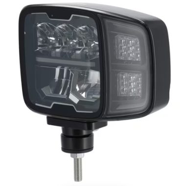 LA10215HEAT Headlight LED, rectangular, 12/24V, 220x197.2x80.5mm, Heated, High beam/Low beam, anti-snow, left