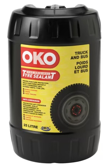 Tyre sealant Truck and Bus heavy On road 25L OKO